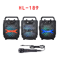 LOA BLUETOOTH KARAOKE HL-189 (Kèm 1 Micro Có Dây)