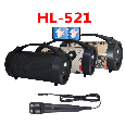 LOA BLUETOOTH KARAOKE HL-521 (Kèm 1 Micro Có Dây)