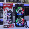 LOA BLUETOOTH KARAOKE KIMISO QS-8206 (Bass Đôi 8x2, Kèm 1 Micro Có Dây)