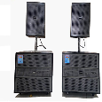 Loa Kéo Di Động Đôi SOUNDBOX SB-189V (Bass 40cm + 25cm, 2 Micro)