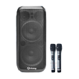 Loa karaoke di động Arirang MK2 Light (Bass đôi 20cm, 80W, Kèm 2 micro, Pin 3-4h)