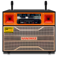 LOA KARAOKE DI ĐỘNG NANOMAX Pro-908 (Bass đôi 40cm x2, 2 Micro)
