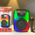 Loa Bluetooth Karaoke KIMISO QS-4611 (Bass 6.5, 1 Micro có dây)