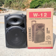 LOA KÉO DI ĐỘNG KARAOKE W-12 (BASS 12, 2 MICRO)