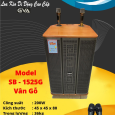 Loa Kéo Di Động GVA SB - 1525G Vân Gỗ (Bass 40cm, 2 Micro)