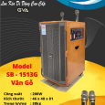 Loa Kéo Di Động GVA SB - 1513G Vân Gỗ (Bass 40cm, 2 Micro)