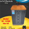 Loa Kéo Di Động GVA SB - 1216G Vân Gỗ (Bass 30cm, 2 Micro)