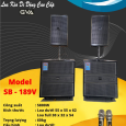 Loa Kéo Di Động Cao Cấp GVA SB - 189V (5800W, 2 Micro)