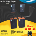 Loa Kéo Di Động Cao Cấp GVA SB 155 - 25 (300W, 2 Micro)