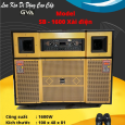 Loa Kéo Di Động Cao Cấp GVA SB - 1600 Xài Điện (Bass 40cm x2, 2 Micro)