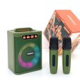 Loa Bluetooth Karaoke KIMISO KMS-197 (Kèm 2 Micro Không Dây)