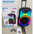 Loa Kéo Di Động Karaoke NDR-Y15 (Bass 15, 2 Micro)