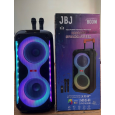 LOA KÉO DI ĐỘNG KARAOKE JBJ RGB (BASS ĐÔI 8, 2 MICRO)