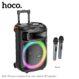 Loa Bluetooth Karaoke Hoco HA5 (Kèm 2 Micro không dây)