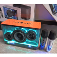 LOA BLUETOOTH KARAOKE.JK-06 (KÈM 2 MICRO)
