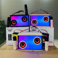 Loa Karaoke Mini Peterhot HK20 (Kèm 2 Micro Không Dây)