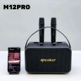 LOA BLUETOOTH KÈM 2 MICRO M12PRO