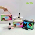 LOA BLUETOOTH KÈM 2 MICRO PETERHOT HK20