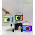 LOA BLUETOOTH KÈM 2 MICRO PETERHOT HK60