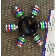 Con Quay Hand Spinner - Fidget Spinner nhôm 6 cánh hình trụ tròn 2