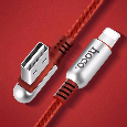 Cáp sạc Hoco U17 dây dù chắc chắn dành cho IPhone, IPad