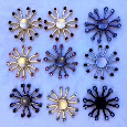 Con Quay Hand Spinner - Fidget Spinner 12 cánh đính đá
