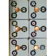 Con Quay Hand Spinner - Fidget Spinner 3 cánh bóng đá